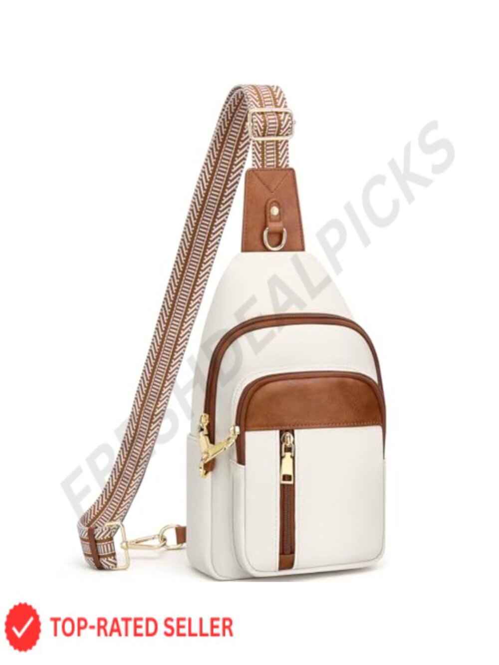 Anti Theft Crossbody Sling Bag RFID Faux Leather Travel Purse
